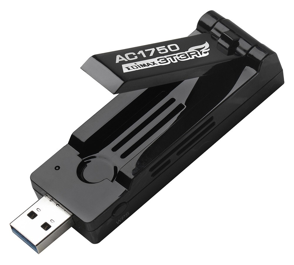 Kartë rrjeti Edimax EW-7833UAC, WLAN 1300 Mbps, USB 3.0, e zezë