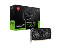 Kartelë grafike MSI VGA NVIDIA GeForce RTX 4060 Ti VENTUS 2X BLACK OC, 8GB GDDR6