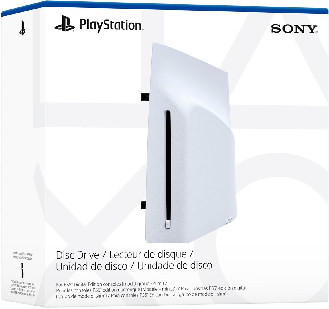 Disk optik Sony për konsolën PS5 Digital Edition, i bardhë