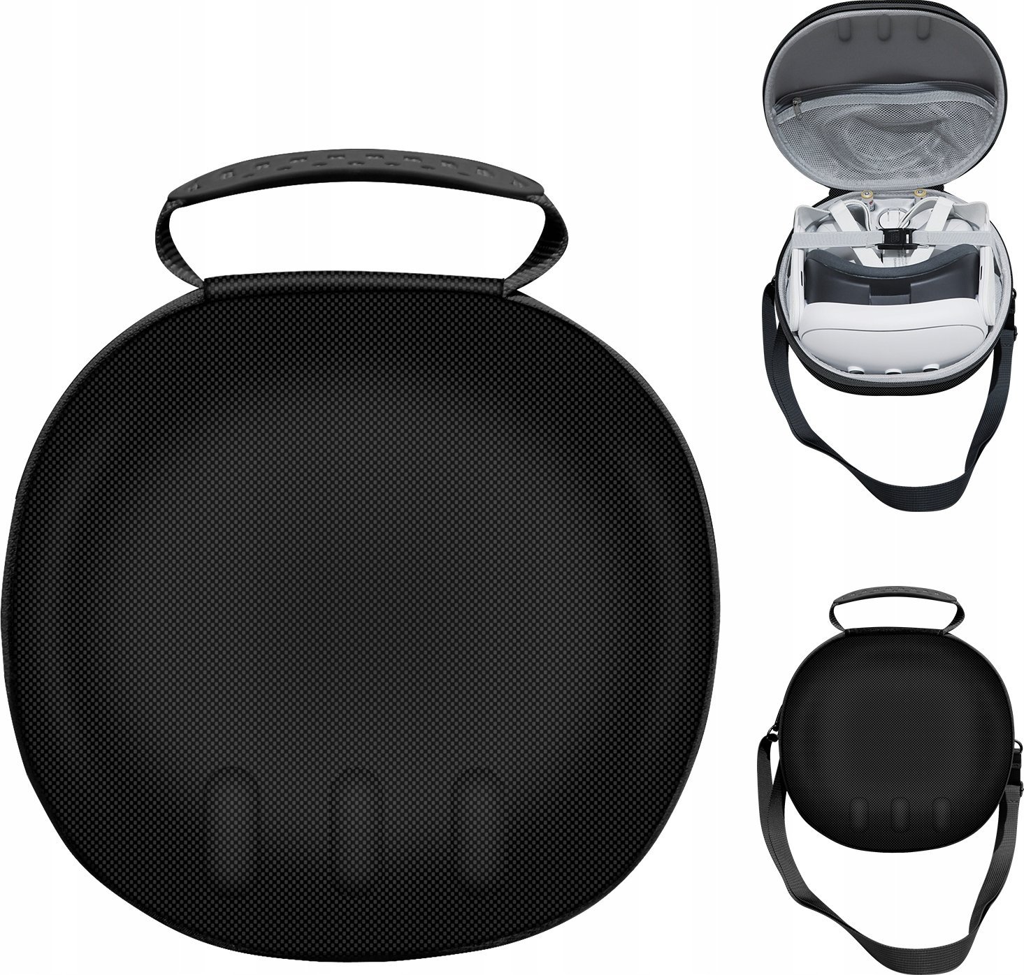 Kuti mbrojtëse Oculus JYS MQ007 për Meta Quest 3, portative, e zezë