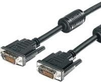 Kabllo Equip DVI-D - DVI-D, 5m, e zezë 