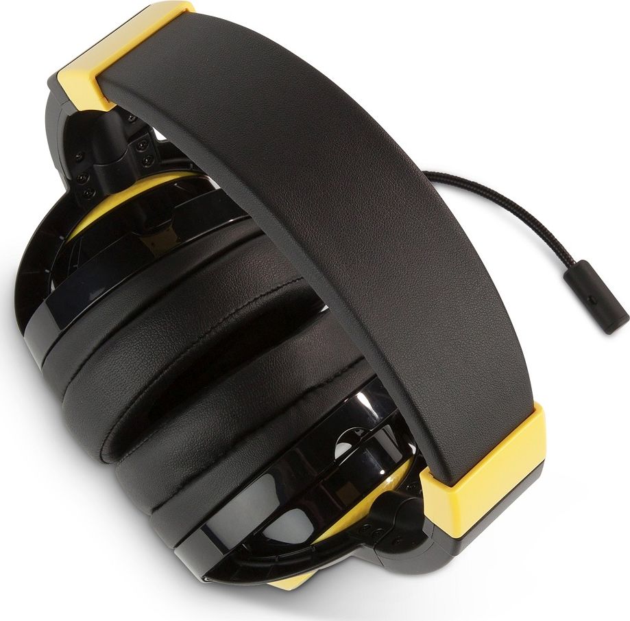 Kufje gaming PowerA Pikachu Silhouette 1512478-01, me kabllo, 3.5mm, të verdha