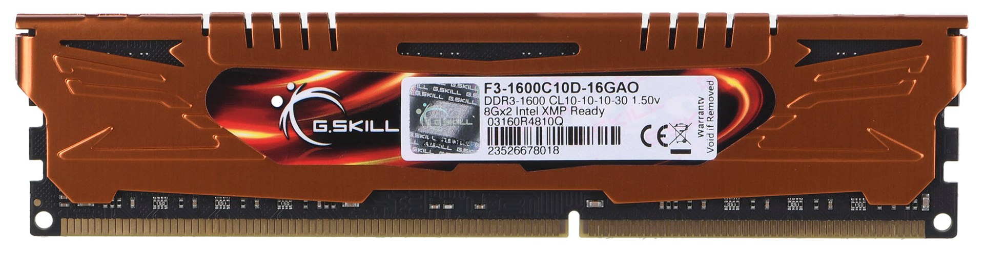 Memorie G.Skill Ares 16GB DDR3, 1600MHz, CL10