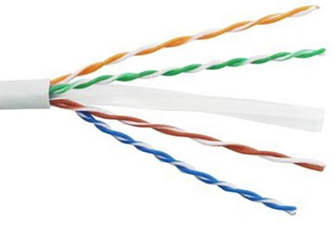 Kabllo PremiumCord TP, 4x2, UTP Cat6, AWG24/7, 100m, e hirtë 