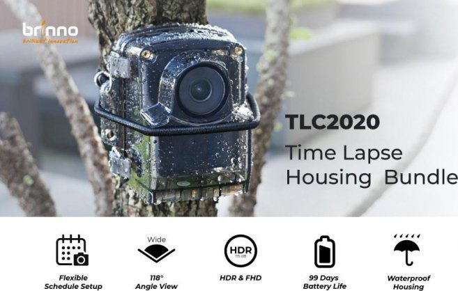 Time lapse камера Brinno EMPOWER TLC2020, Full HD, HDR, со куќиште отпорно на временски услови