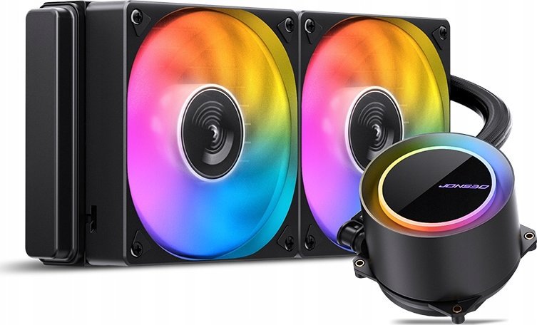 Ладилник за вода AiO Jonsbo TG-240, 240mm, ARGB, црн