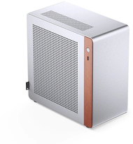 Куќиште за компјутер Jonsbo NV10, mini ITX, 2 low profile слота, сребрено