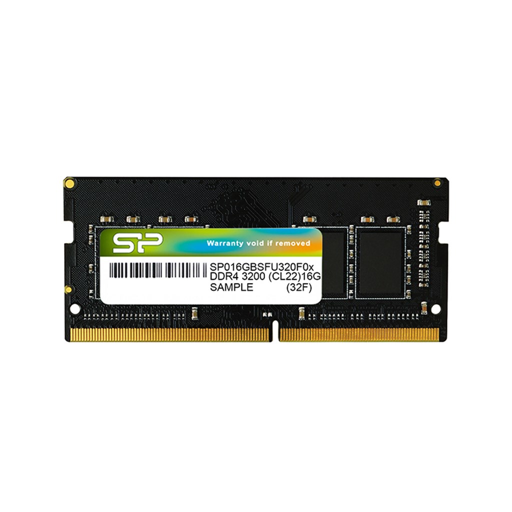 Memorie laptopi Silicon Power SODIMM DDR4, 8GB, 3200MHz, CL22, e zezë