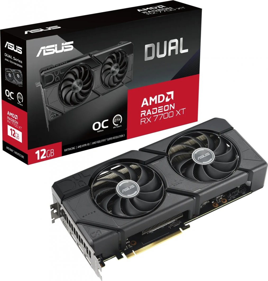 Kartelë grafike Asus Dual Radeon RX 7700 XT OC 12GB GDDR6