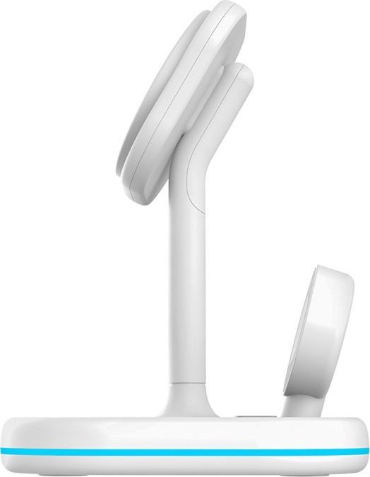 Безжичен полнач Tech-Protect QI15W-A27 3in1 MagSafe, 15W, со ЛЕД, црн