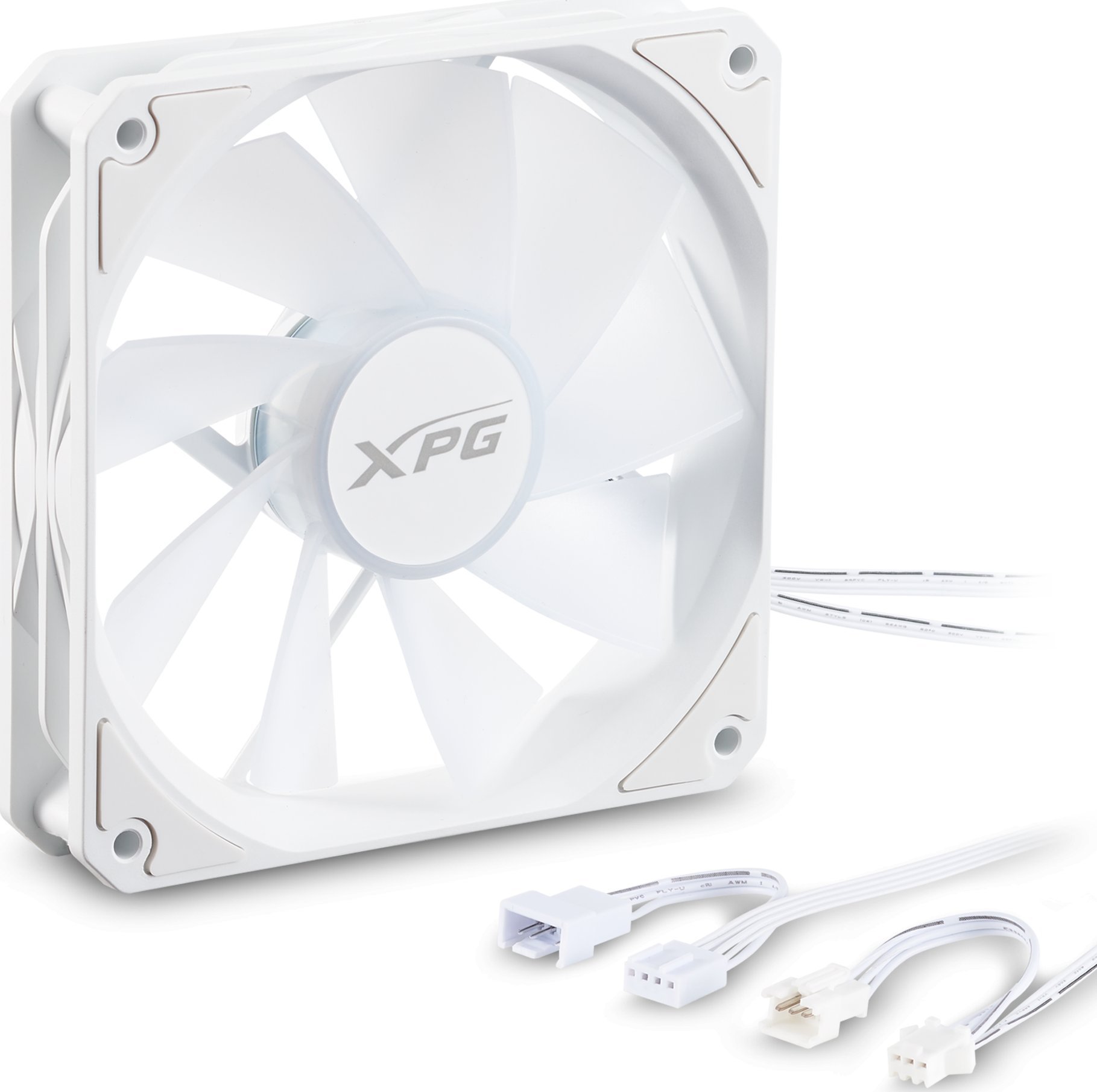 Ventilator PC XPG VENTO 120 ARGB PWM, set 3 copë, 120mm, i bardhë