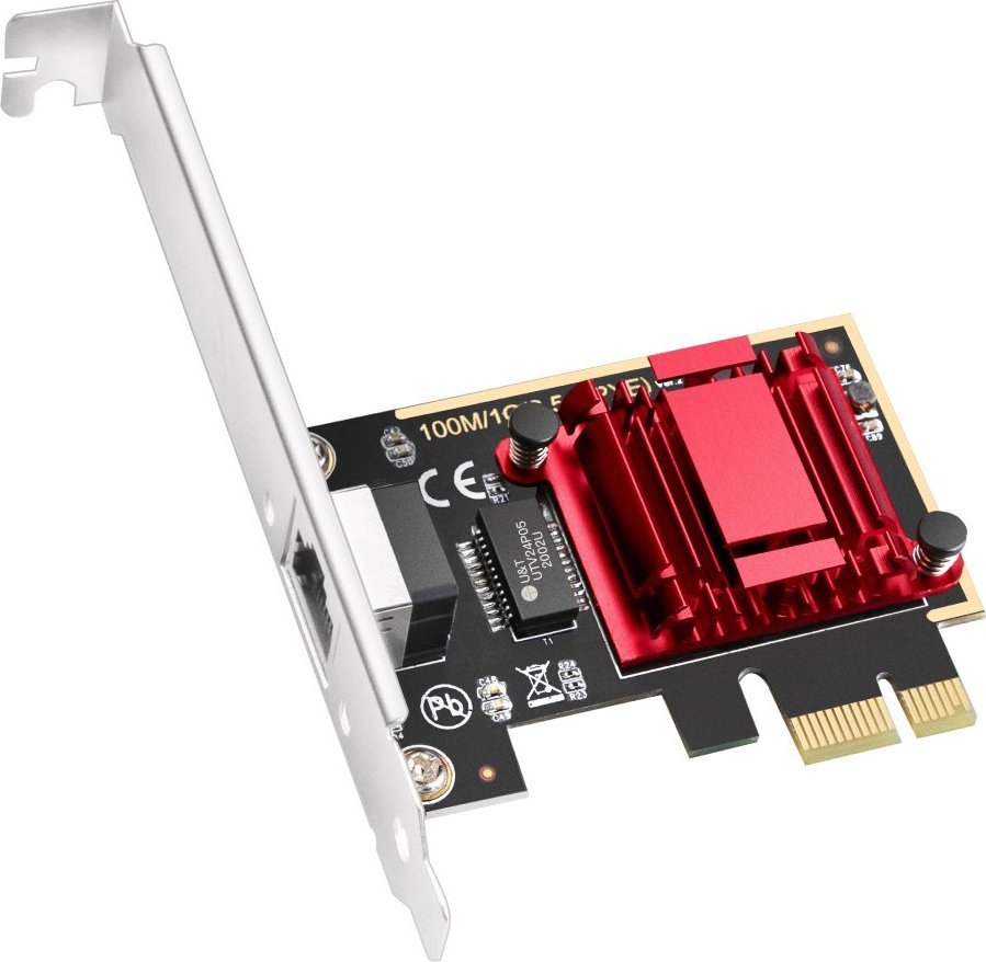 Kartë rrjeti Cudy PE25, PCI-E, 2.5Gb/s, me PoE