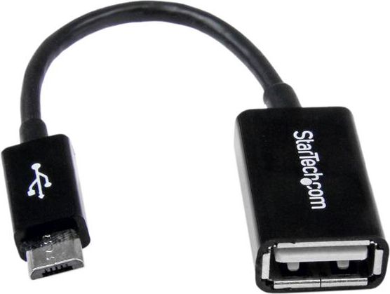 Përshtatës StarTech microUSB - USB A, i zi