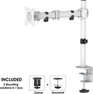 Krah tavoline për monitor Neomounts NM-D135WHITE, 10"-30", i bardhë