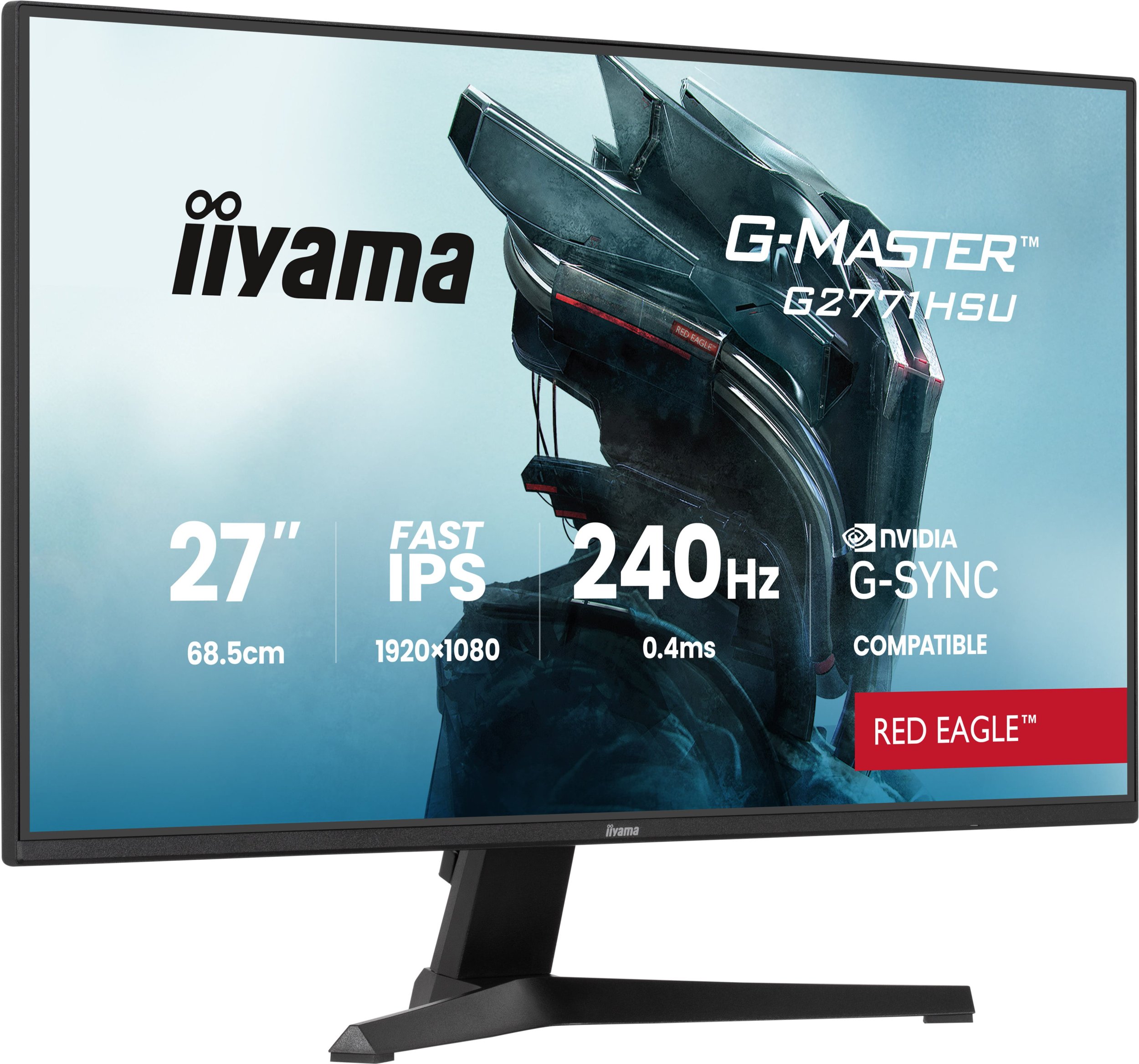 Monitor gaming Iiyama G-Master G2771HSU-B1, 27", FHD 240Hz, i zi