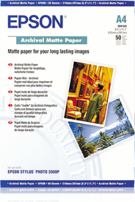 Letër fotografike Epson për printer, A4 (C13S041342)