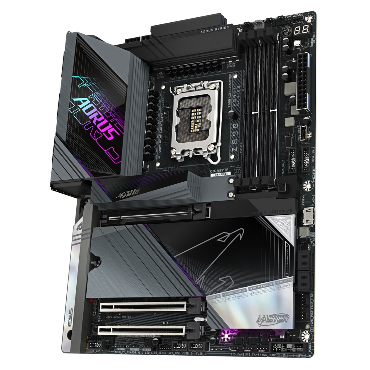 Матична плоча Gigabyte Z890 AORUS MASTER, ATX, LGA 1851, DDR5, црна
