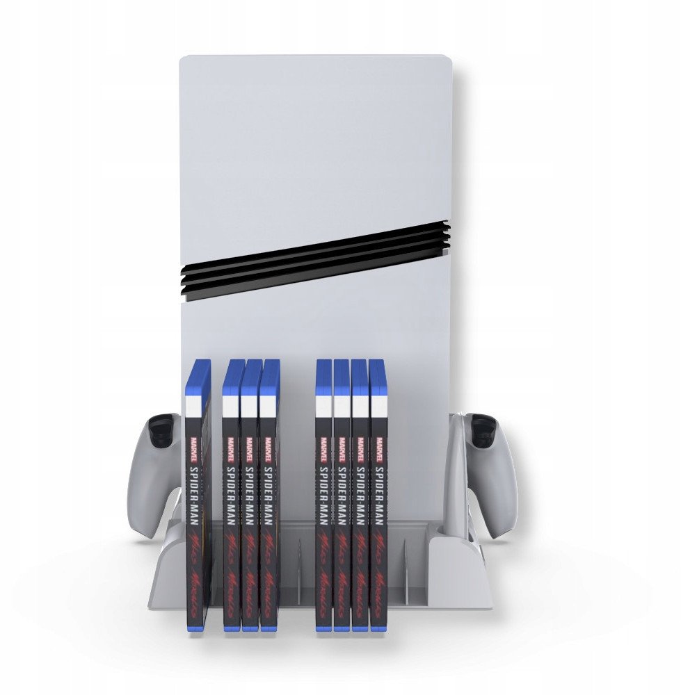 Станица за ладење и полнење за PS5 YAXO Arctic Breeze NE, 2 вентилатори, полнач DualSense, бела