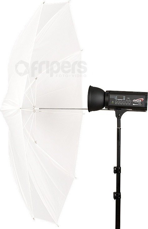 Фотографска дифузерска чадора Aurora 155cm, транспарентна, бела