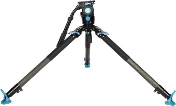 Tripod video Sirui SVT75 Lite SVH15, alumini dhe fibra karboni, blu