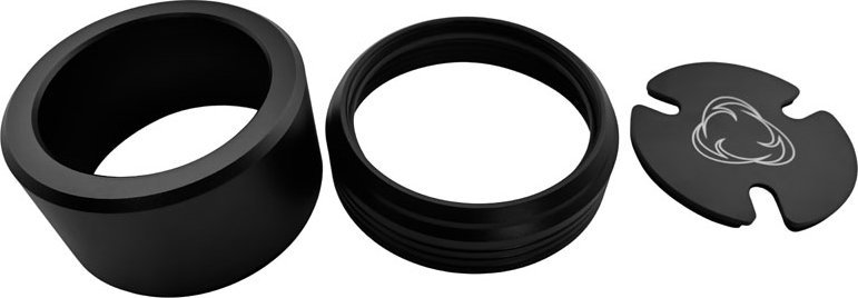 Kapak pompë uji Singularity Computers D5, aliazh alumini, anti vibrim, i zi