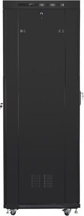 Kabinet serverik Lanberg Standing Cabinet 19" 42U, ngarkesa 800kg, me 4 ventilatorë, i zi