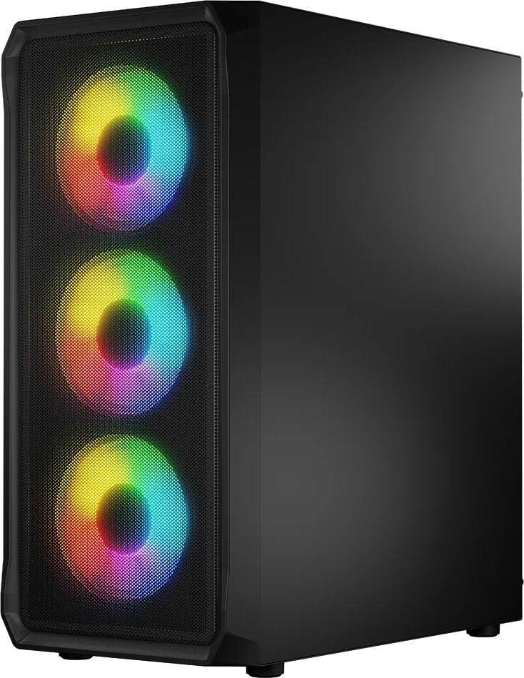 Kase kompjuteri Logic Concept Portos ARGB, MIDI Tower, xham i kalitur, e zezë