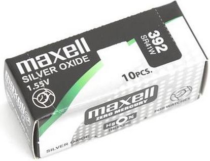 Bateri ore Maxell 392 SR41, Silver Oxide, paketa 10 copë