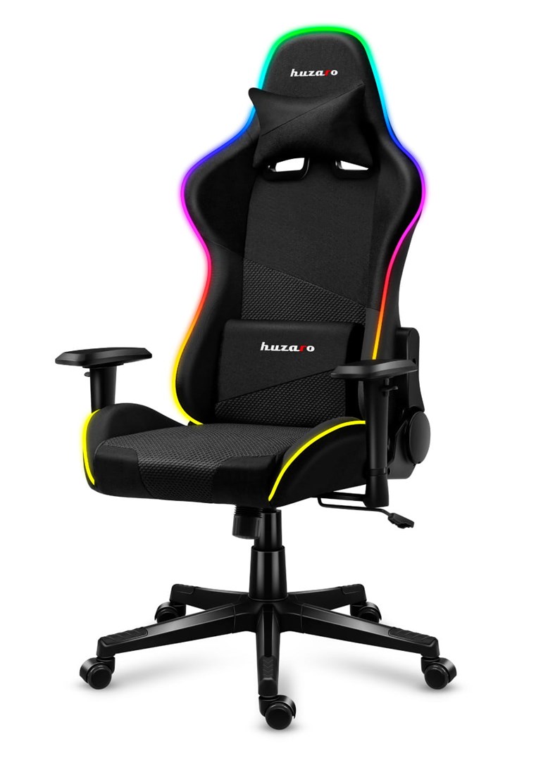 Karrige Huzaro Force 6.2 Mesh RGB LED, e zezë