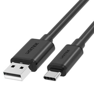 Kabllo UNITEK C14068BK, USB-A në USB-C, 2m, i zi