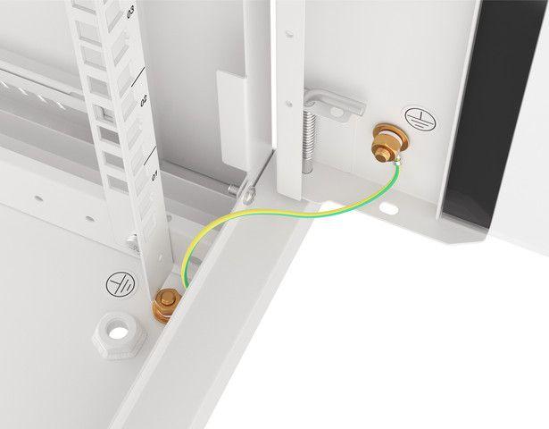 Lanberg WF01-6604-10S Ѕиден Rack Кабинет 19", 4U, Сив