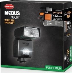 Blic fotografik Hahnel Modus 360RT, për Fuji, i zi