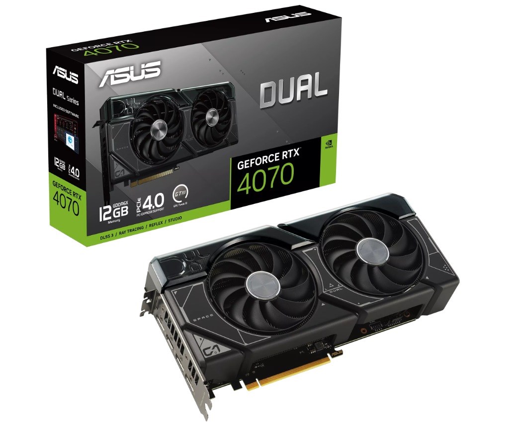 Kartelë grafike ASUS Dual GeForce RTX 4070 12GB DLSS 3