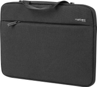 Çantë dore për laptop Natec Clam, 15.6", e zezë