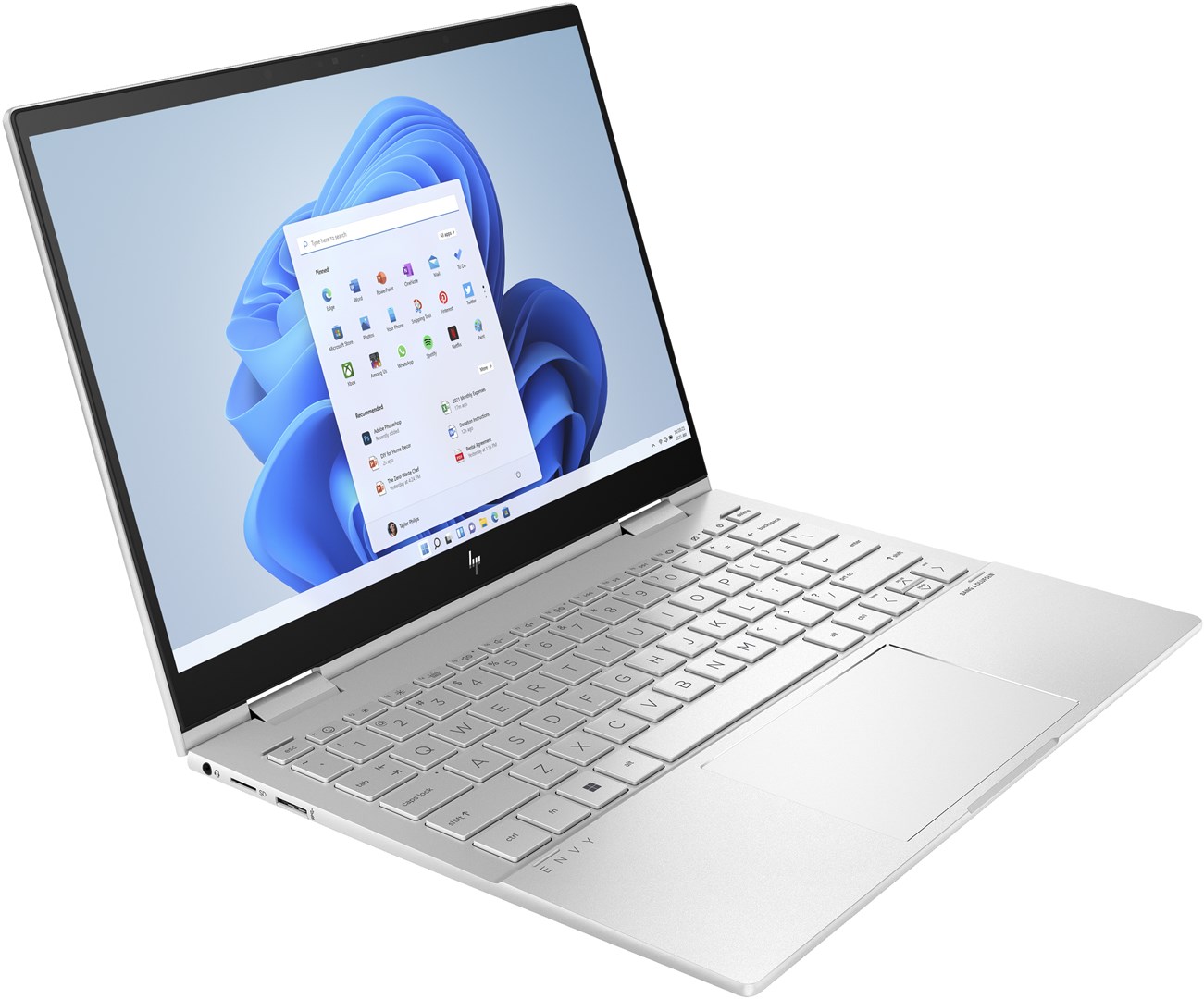 Laptop HP Envy x360, 13.3", Intel Core i5 1230U, 16GB RAM, 512GB SSD, i argjendtë