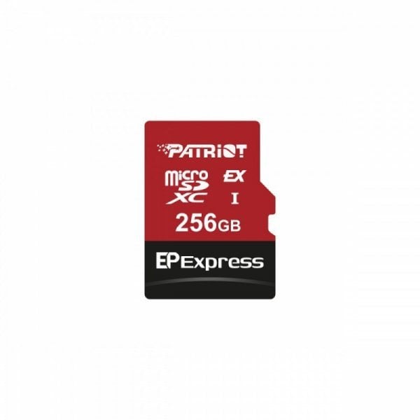 Kartë memorie Patriot EP Series Express, 256GB, MicroSDXC me adapter
