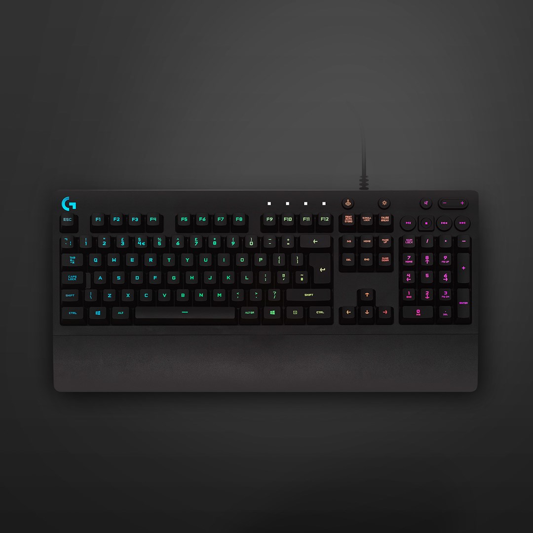 Tastierë Logitech G213 Prodigy, USB, RGB, e zezë