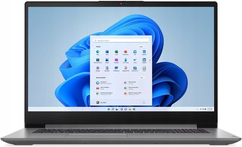 Laptop Lenovo IdeaPad 3 17IAU7, 17", Intel Core i3 1215U, gri