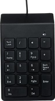 Tastierë Gembird KPD, numerike, me kabllo, US, e zezë Tastierë Gembird KPD, numerike, me kabllo, US, e zezë