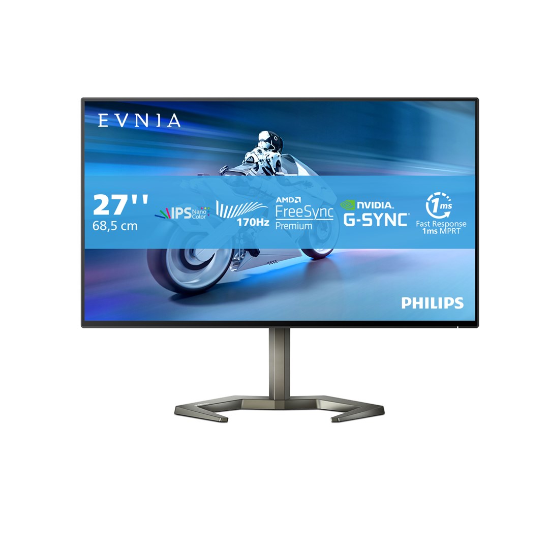 Monitor Philips Momentum 27M1N5500ZA/00, 27", 2560 x 1440, Quad HD, 170 Hz, i zi