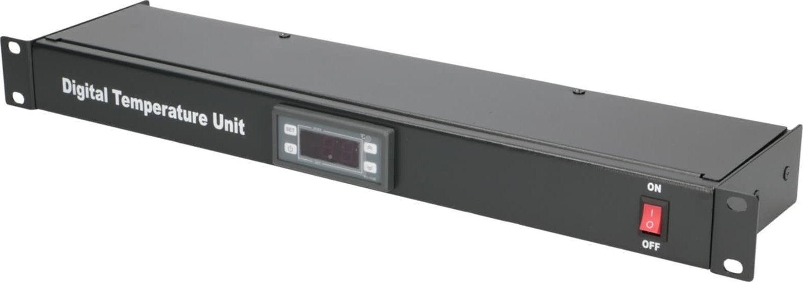 Termostat rack Extralink 19", për kabinet RACK 19", i bardhë