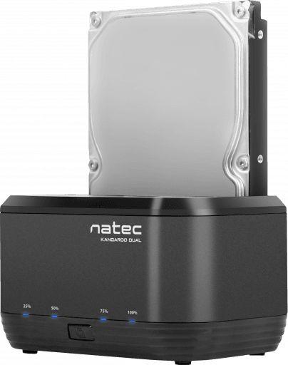 Stacion lidhës për hard diskun Natec KANGAROO DUAL, 2.5 ", 3.5", USB 3.0