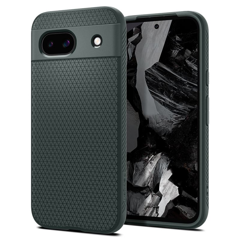 Mbështjellës për Google Pixel 8a Spigen Liquid Air, i gjelbër