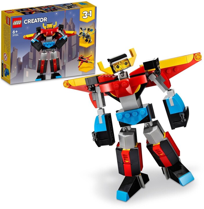 Set LEGO® Creator 3in1 31124 Super robot, 159 pjesë