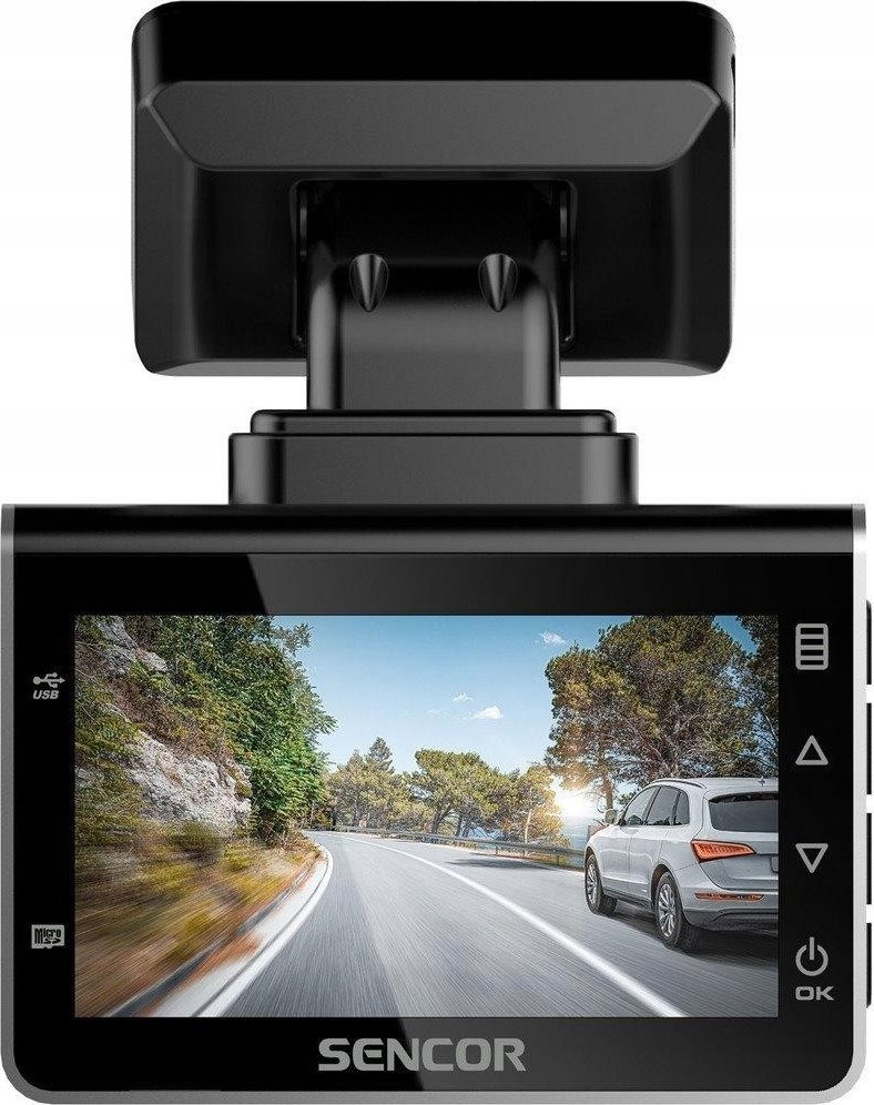 Kamerë për veturë Sencor SCR 4600MR, Full HD, ekran 2.44", e zezë
