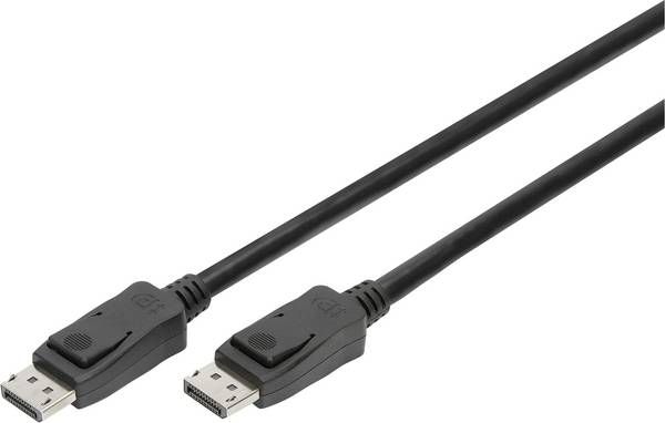 Kabllo Digitus DisplayPort - DisplayPort AK-340106-030-S, 3m, e zezë