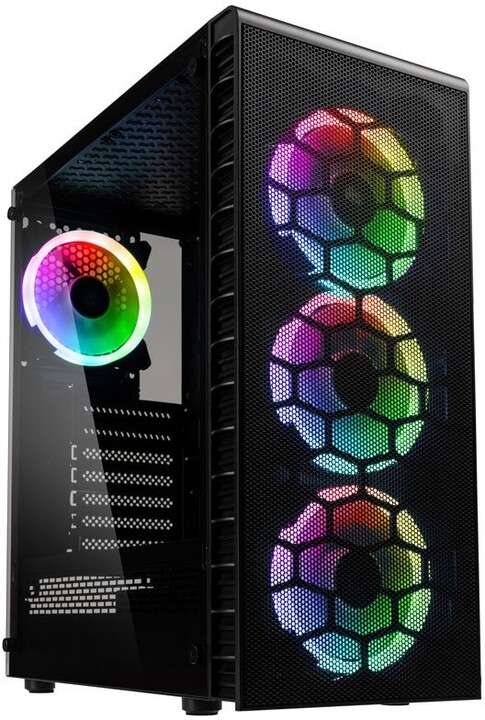 Kasë Kolink Observatory Lite Mesh RGB Mid Tower, e zezë