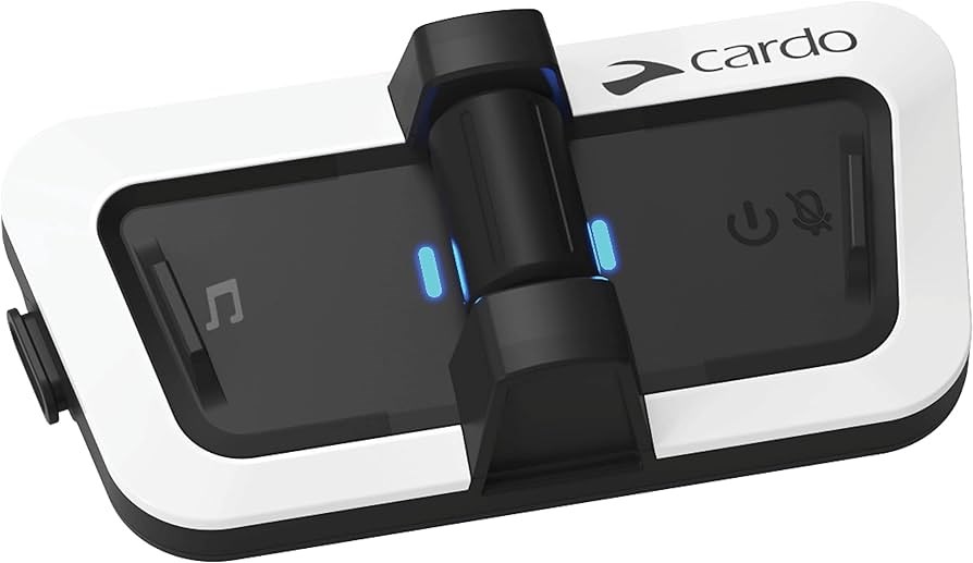 Sistem komunikimi Cardo PACKTALK Outdoor, i bardhë