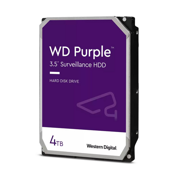 Hard Disk Western Digital WD Purple, 4TB, 5400 RPM, SATA III, 3.5"