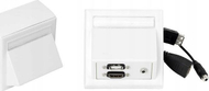 Prizë muri Vivolink WI221260, HDMI, USB A dhe 3.5mm, e bardhë